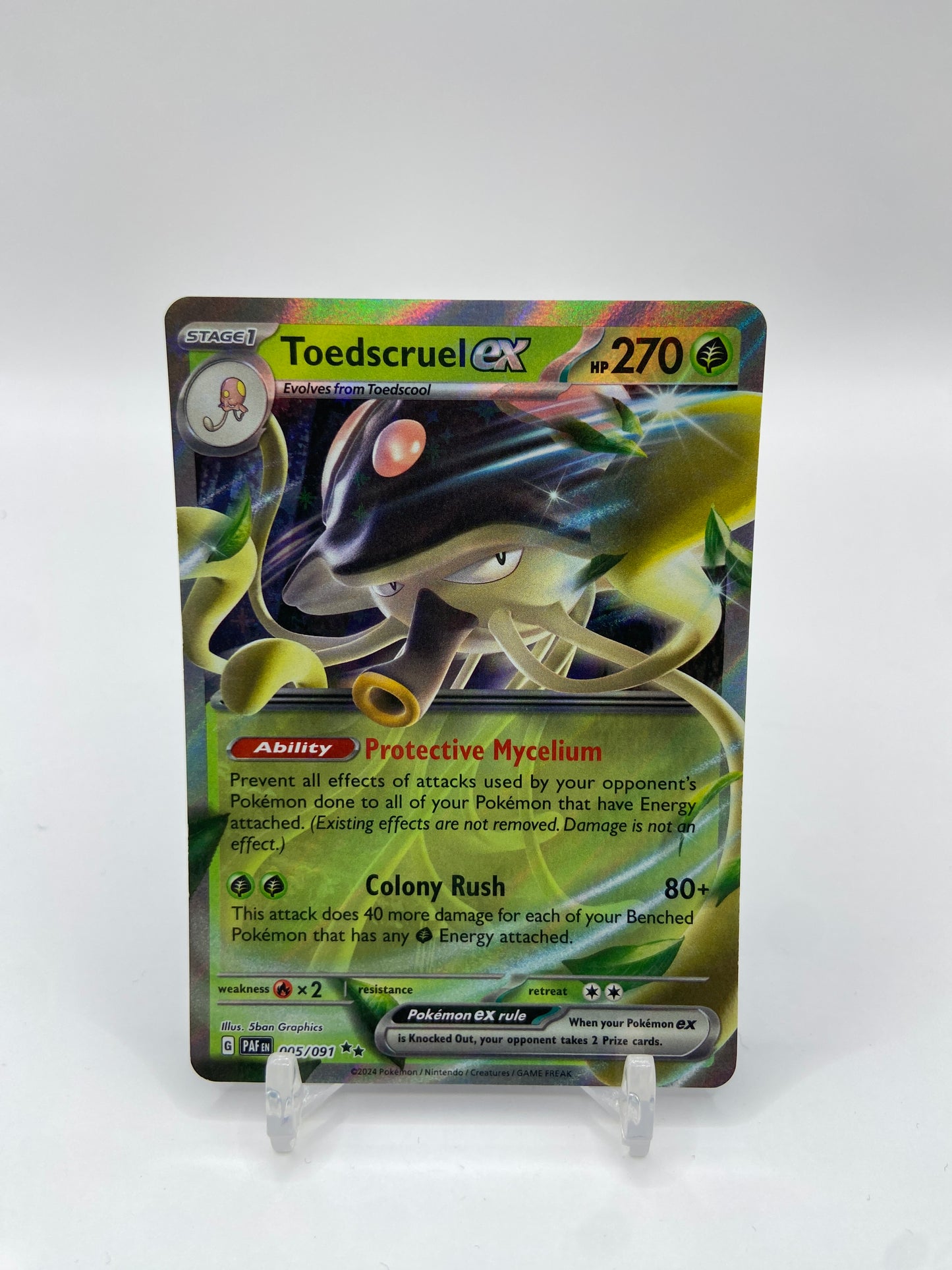 Toedscruel Ex Paldean Fates 005/091