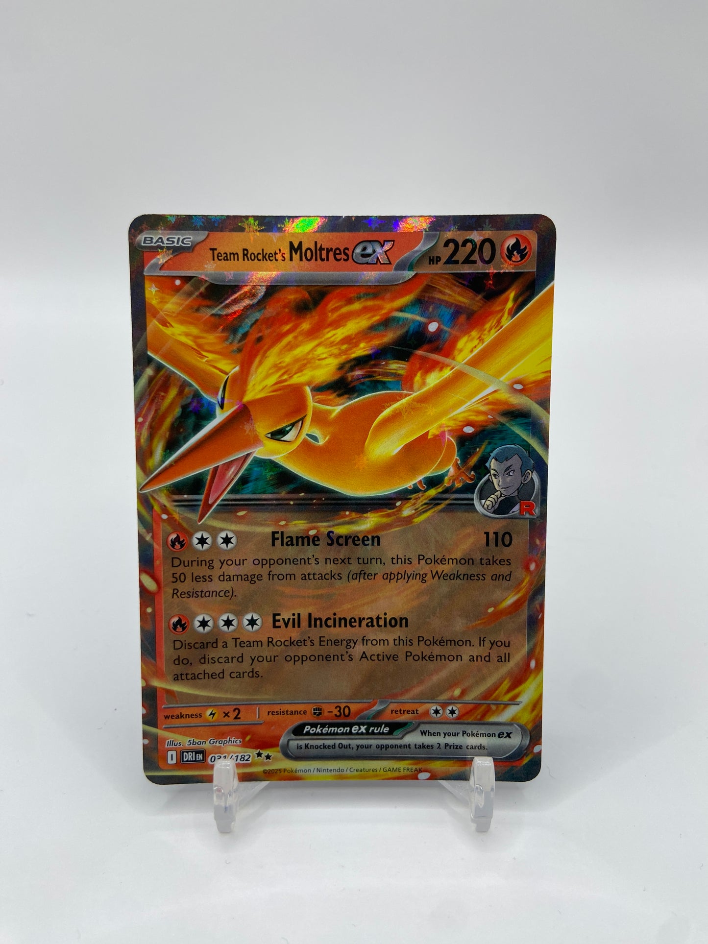 Team Rockets Moltres Ex Destined Rivals 031/182