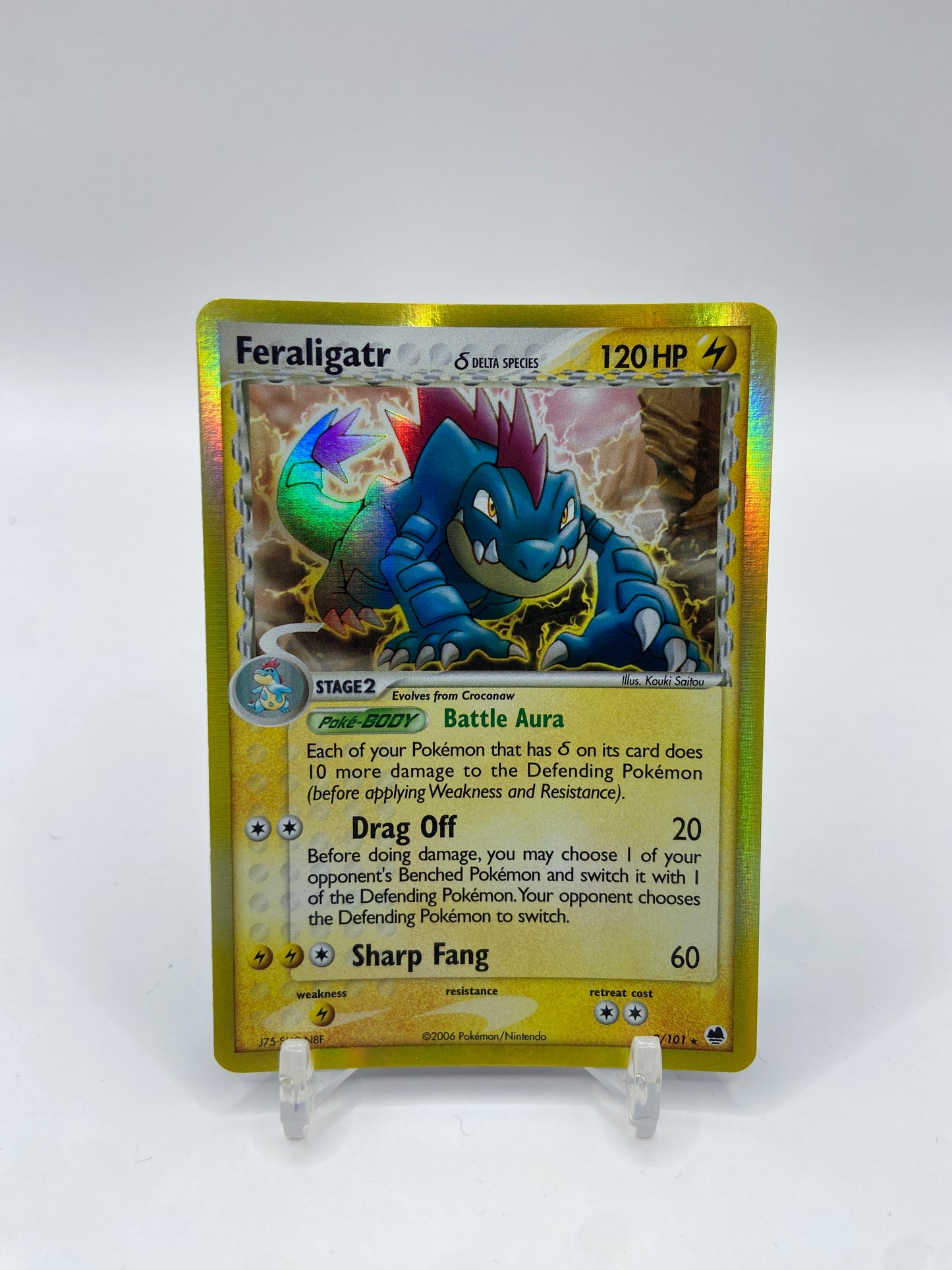 Feraligatr Holo EX Dragon Frontiers 2/101