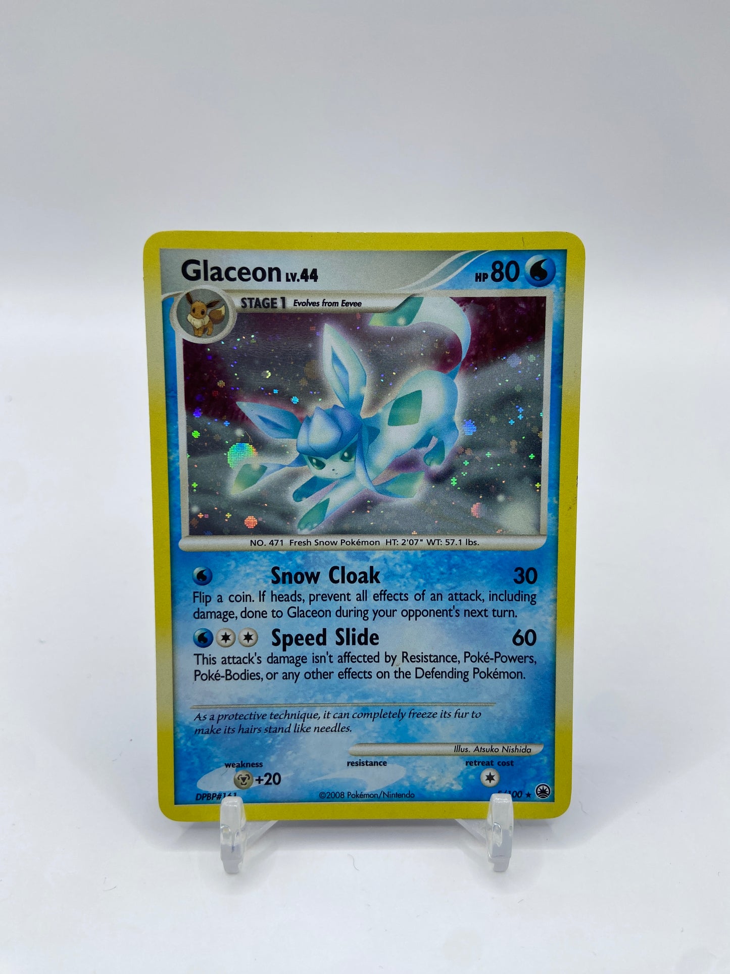Glaceon Holo Majestic Dawn 5/100