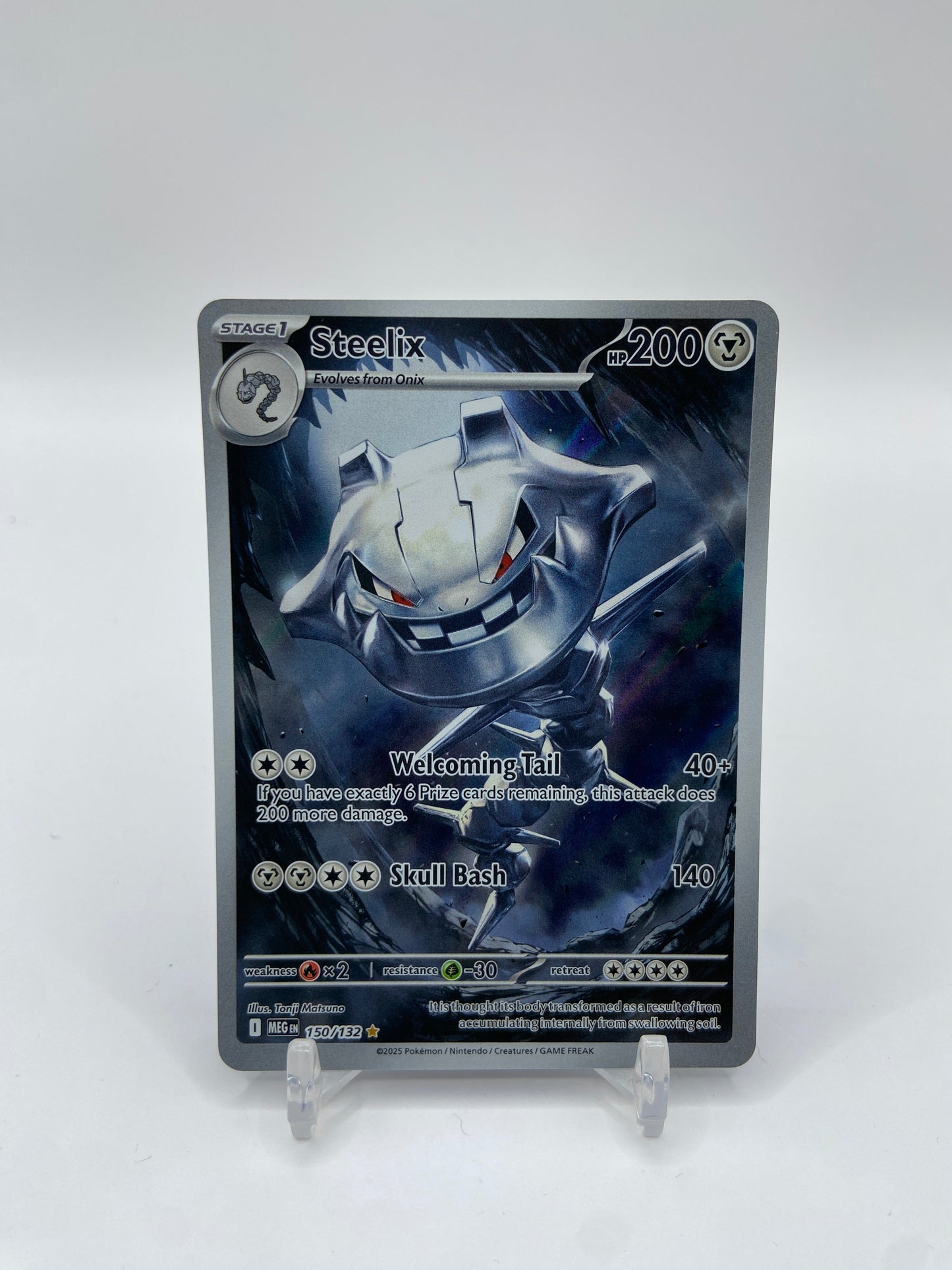 Steelix Art Rare Full Art Mega Evolution 150/132