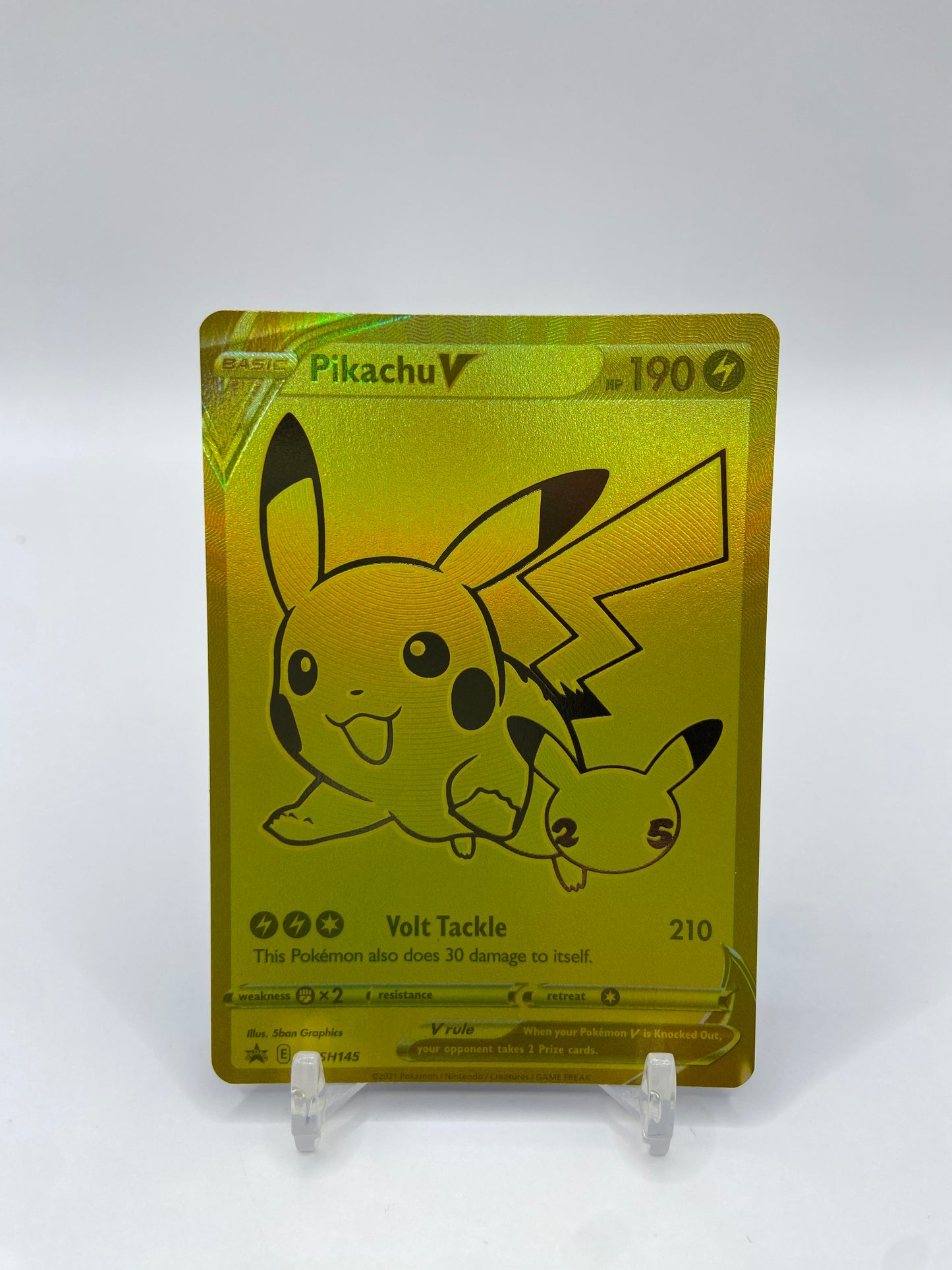 Pikachu V Gold Full Art Promo SWSH145