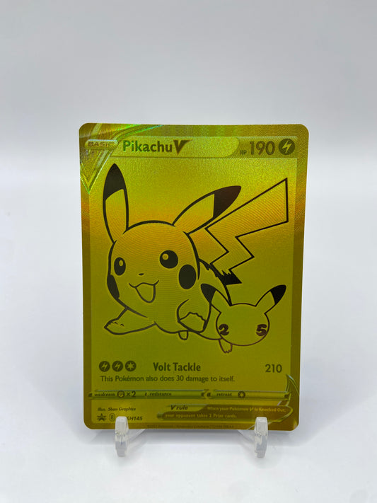 Pikachu V Gold Full Art Promo SWSH145