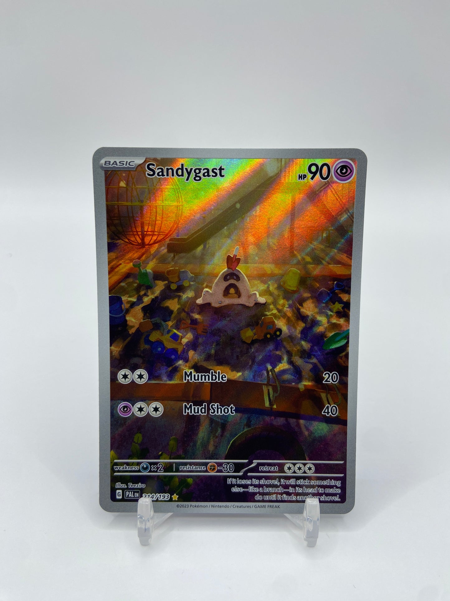 Sandygast Art Rare Full Art Paldea Evolved 214/193