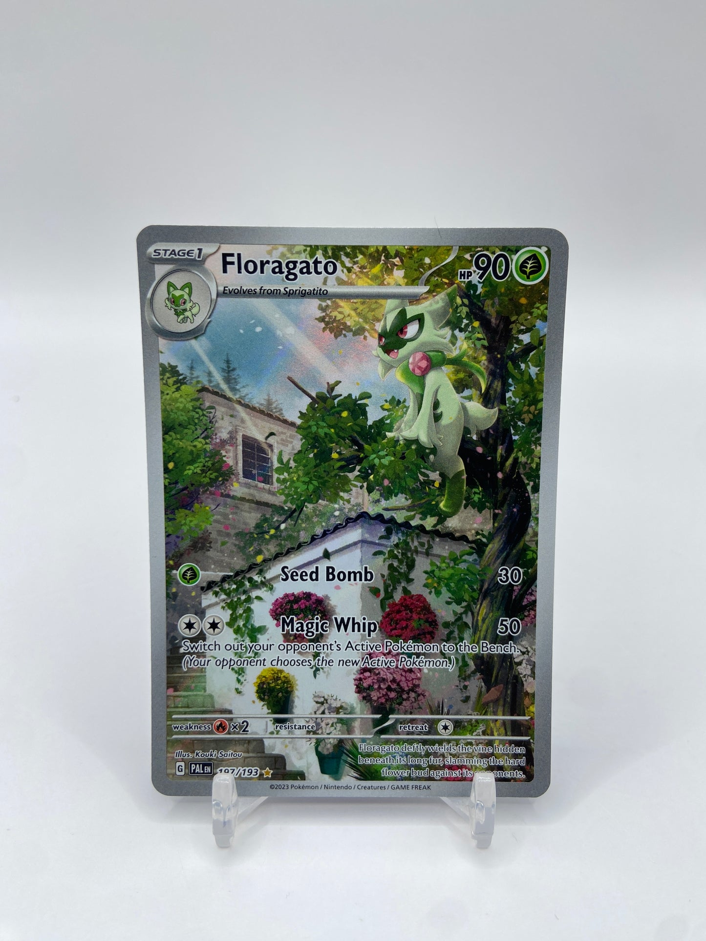 Floragato Art Rare Full Art Paldea Evolved 197/193