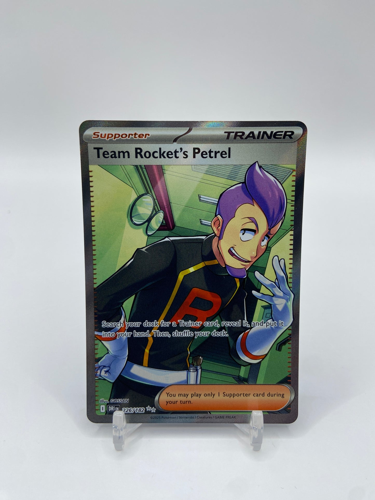 Team Rocket's Petrel Full Art Destined Rivals 226/182