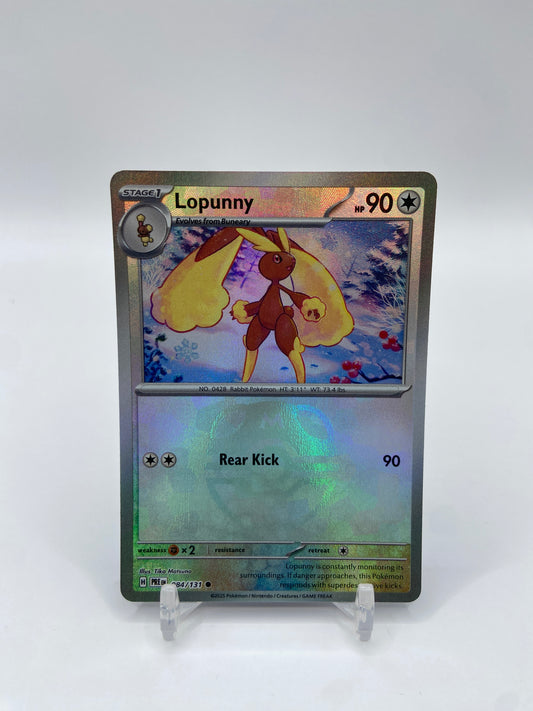 Lopunny Reverse Holo ( Master Ball ) Prismatic Evolutions 084/131