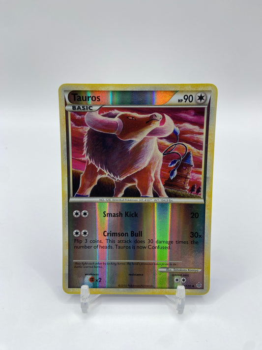 Tauros Reverse Holo HS Unleashed 41/95