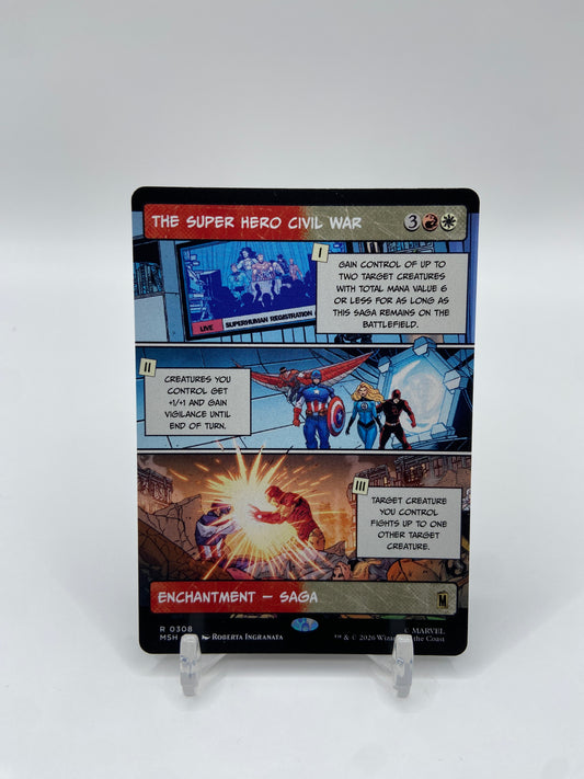 The Super Hero Civil War (Borderless) Marvel Super Heroes R 308