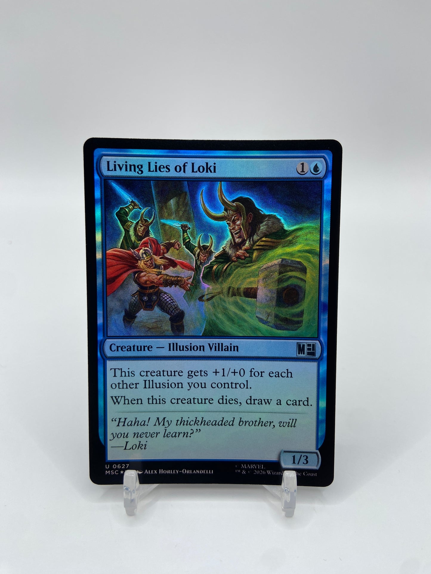 Living Lies of Loki Foil Commander: Marvel Super Heroes U 627