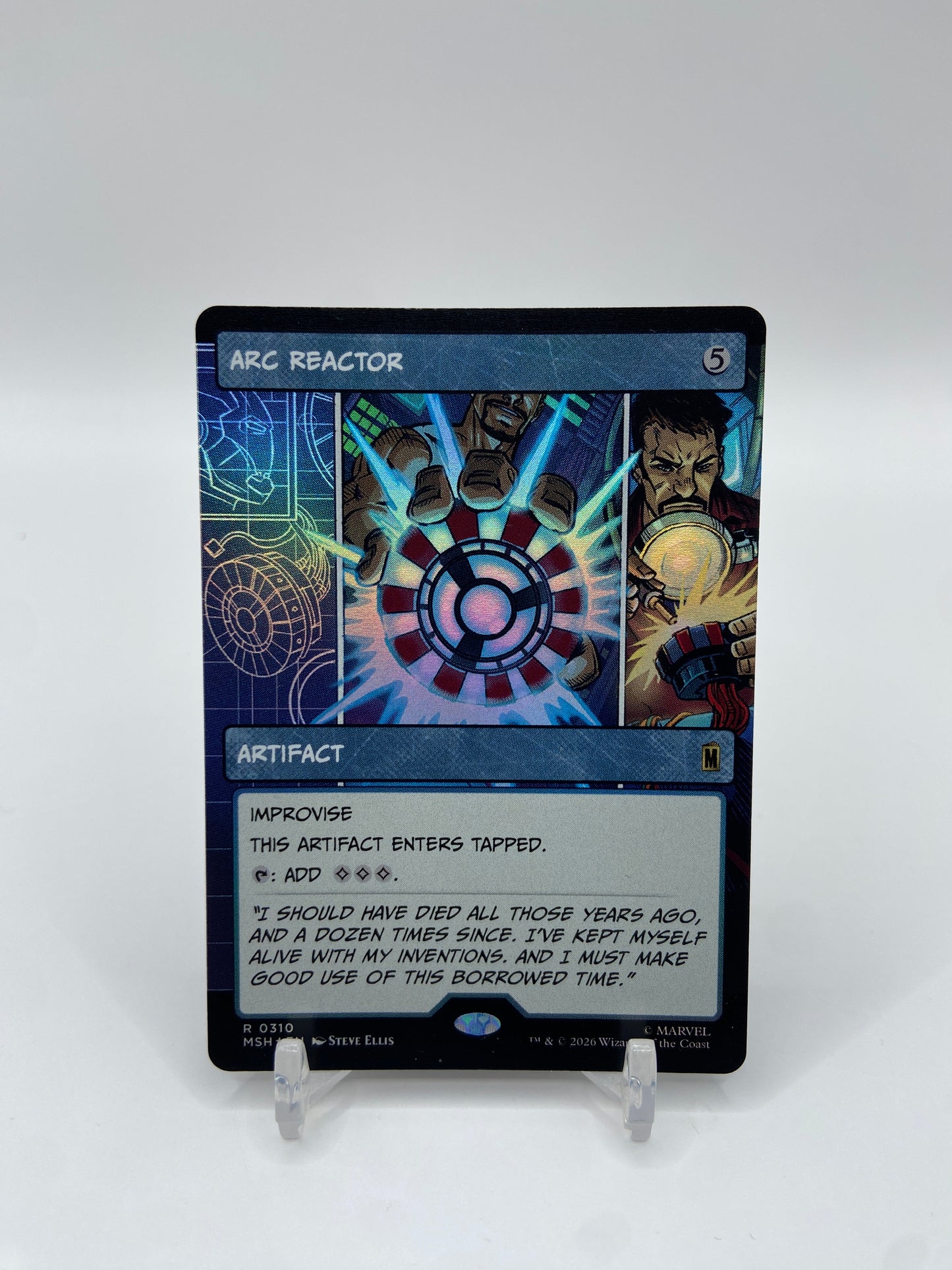 Arc Reactor (Borderless)Foil Marvel Super Heroes R 310