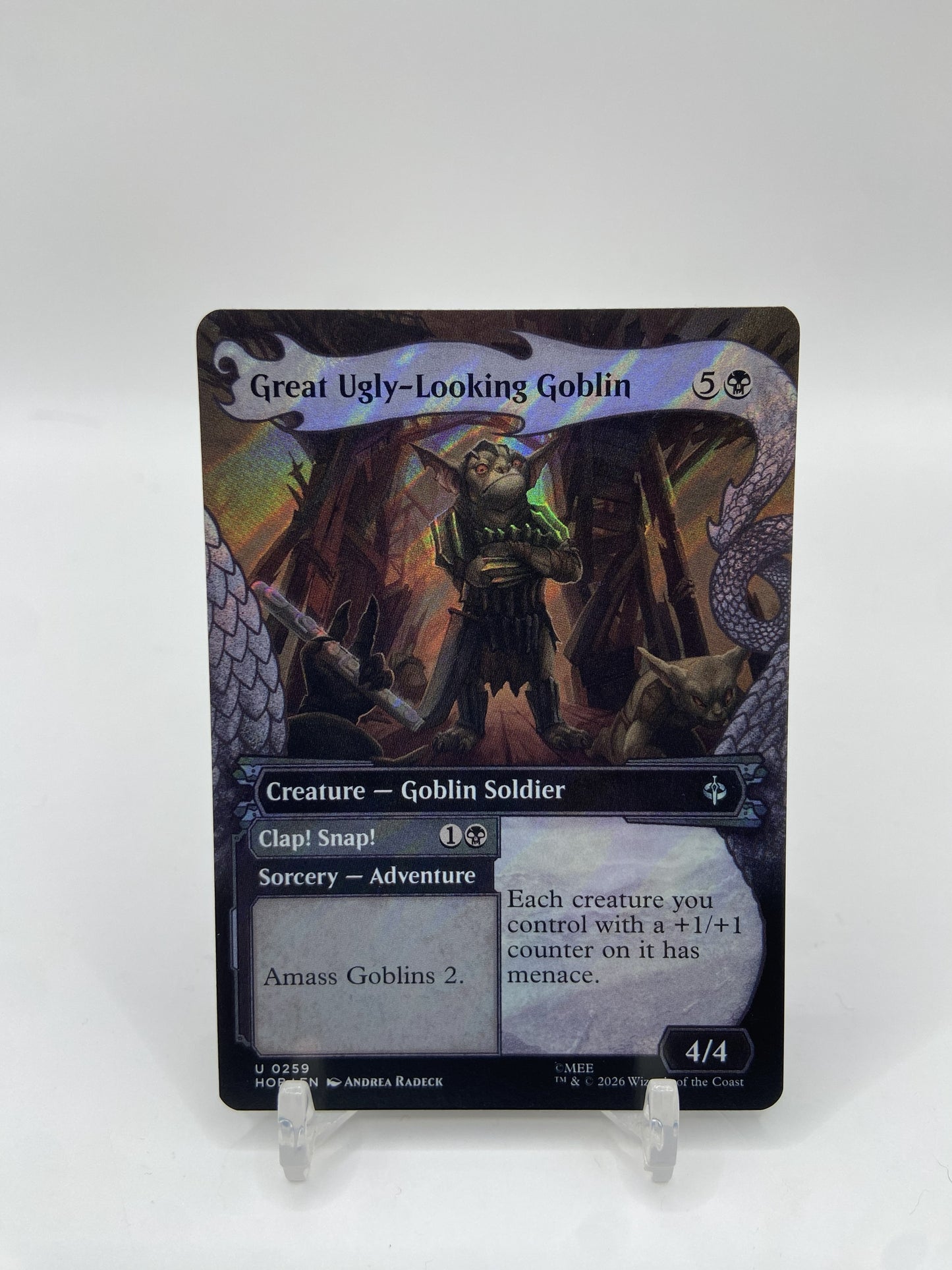Great Ugly-Looking Goblin (Showcase) (Surge Foil) The Hobbit U 259