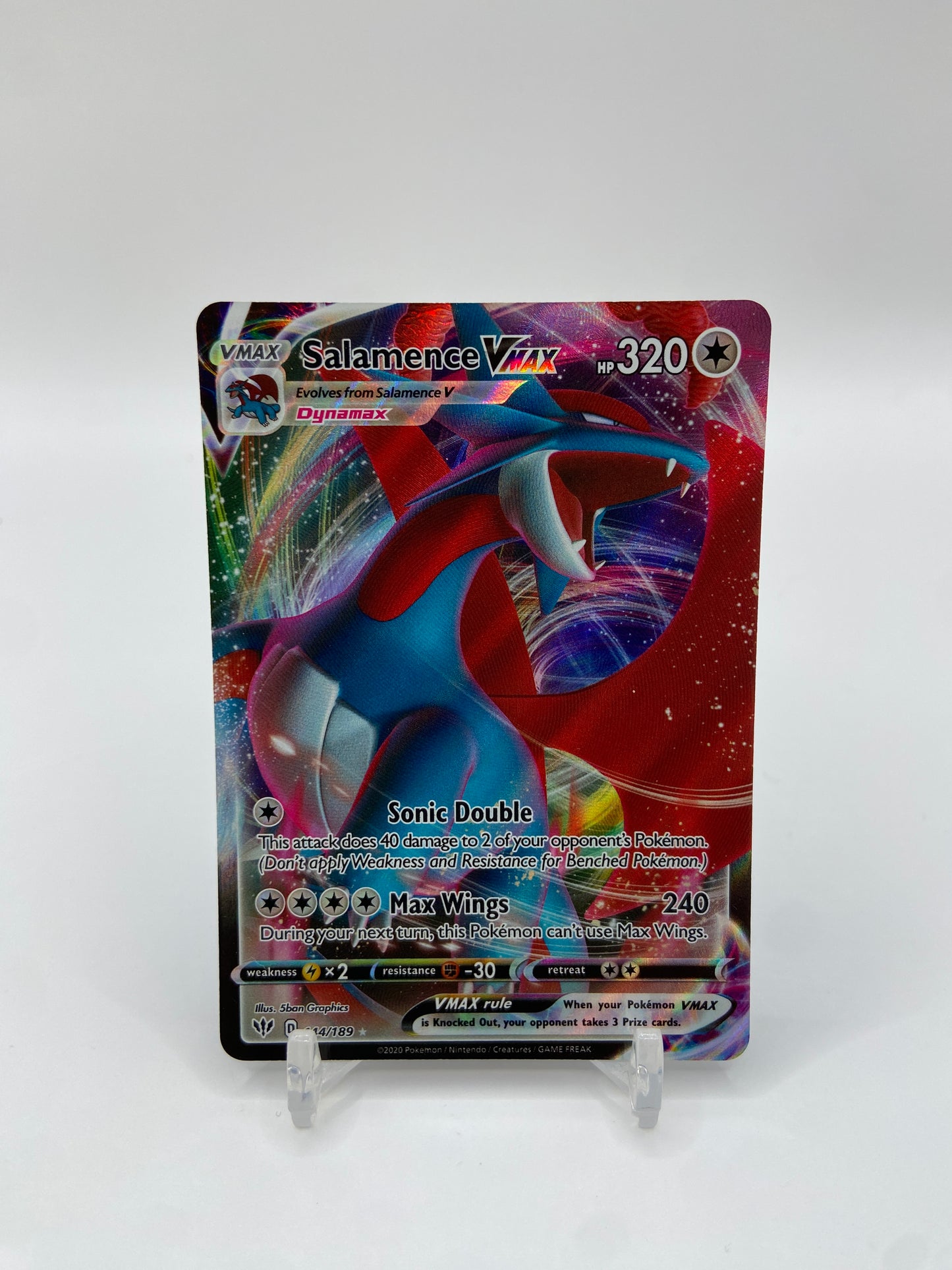 Salamence VMAX Darkness Ablaze  144/189