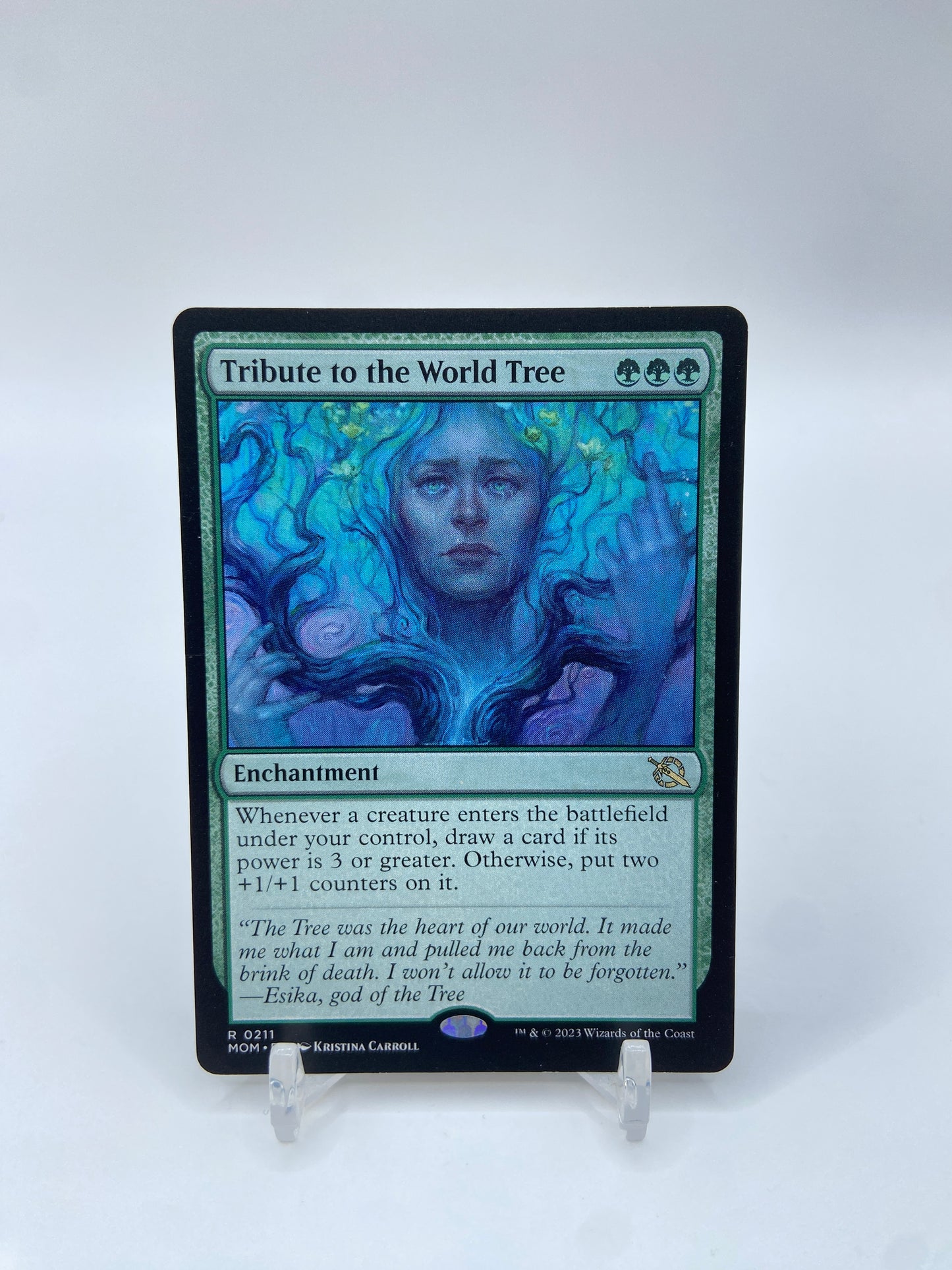 Tribute to the World Tree Non Foil March of the Machine R 211