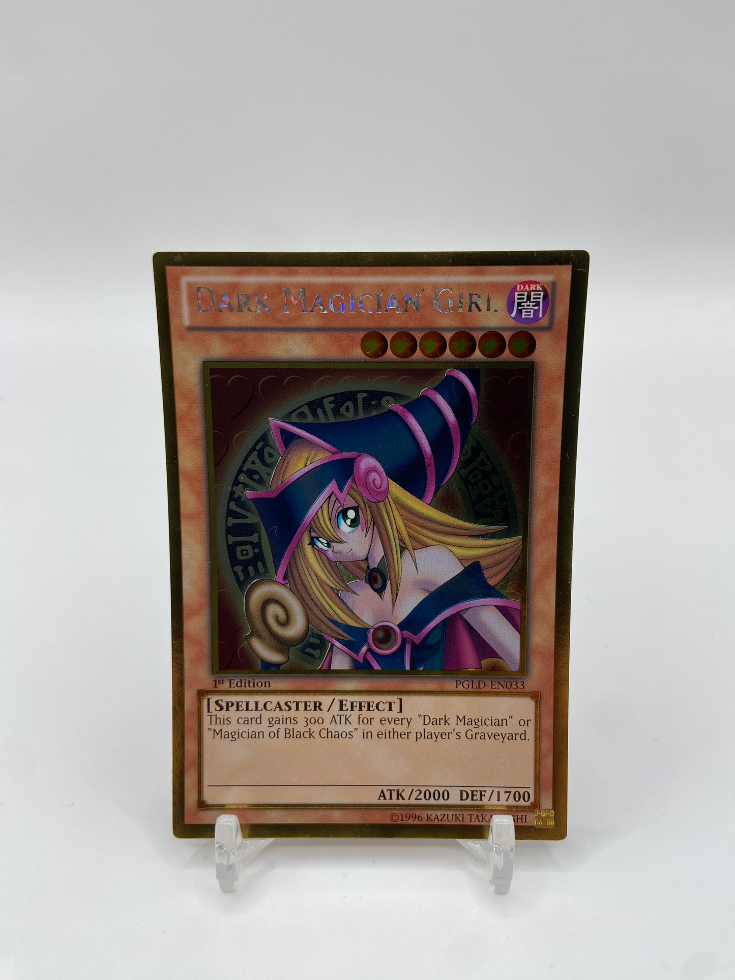 Dark Magician Girl Gold Rare 1st Edition Premium Gold PGLD-EN033