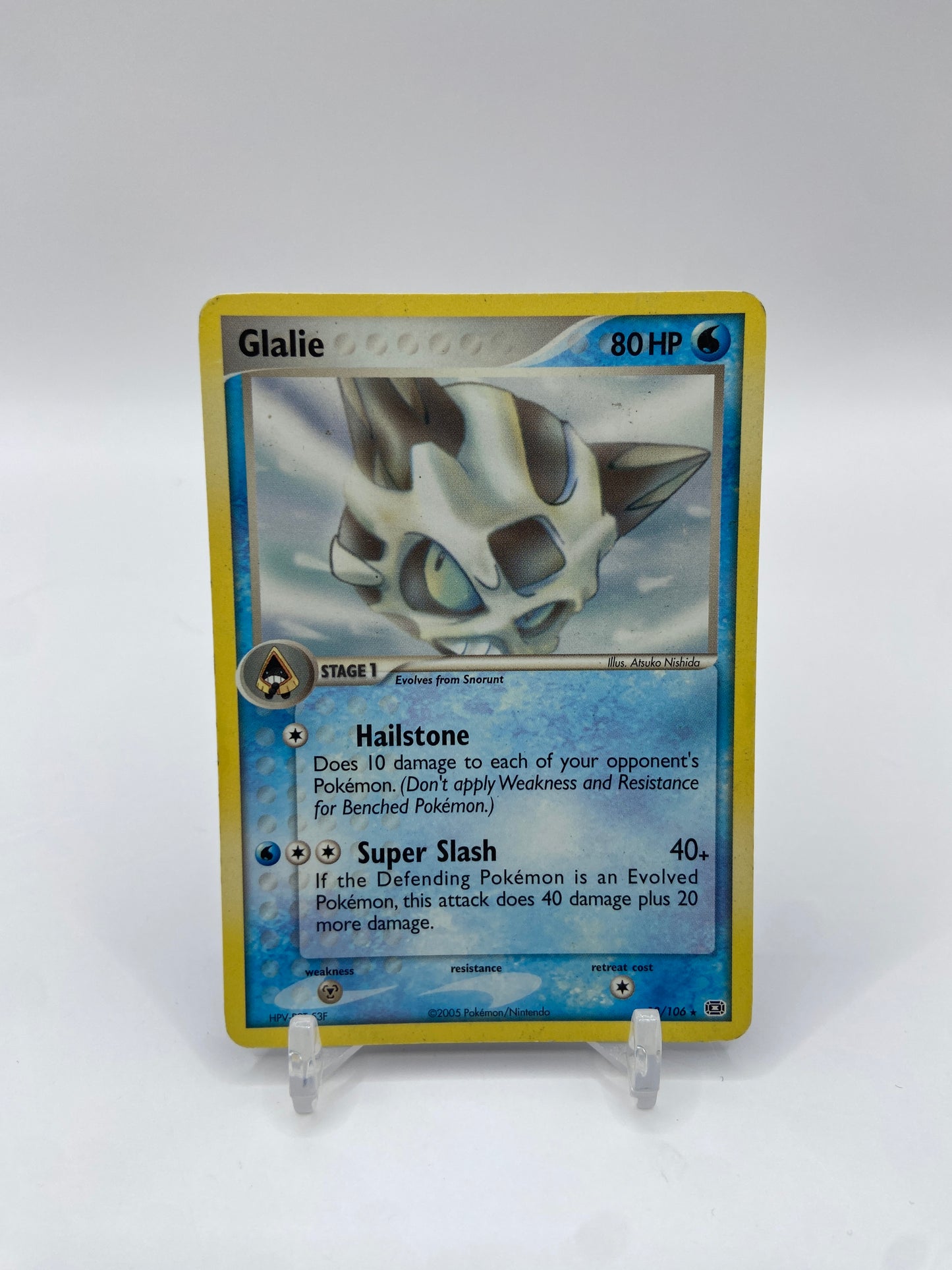 Glalie Rare Ex Emerald 13/106