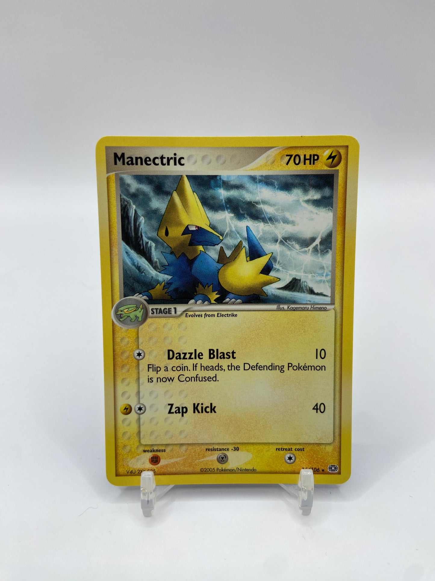 Manectric Rare Ex Emerald 16/106