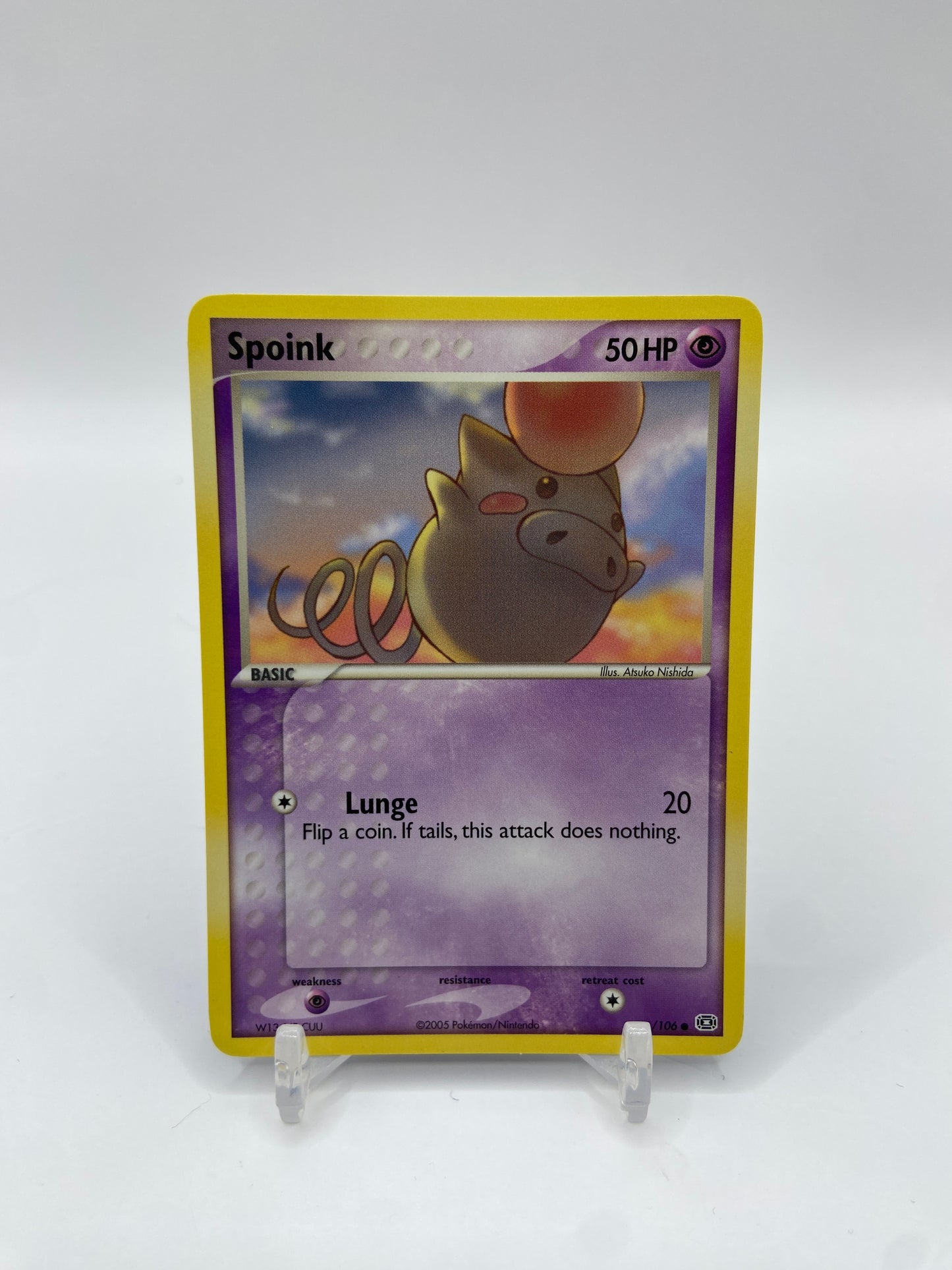 Spoink Ex Emerald 66/106