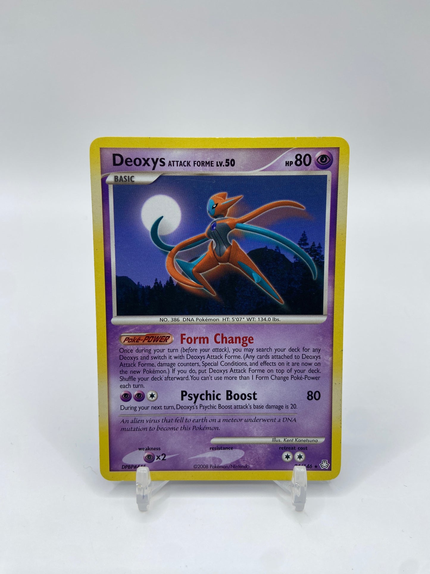 Deoxys Attack Forme Rare Legends Awakened 24/146