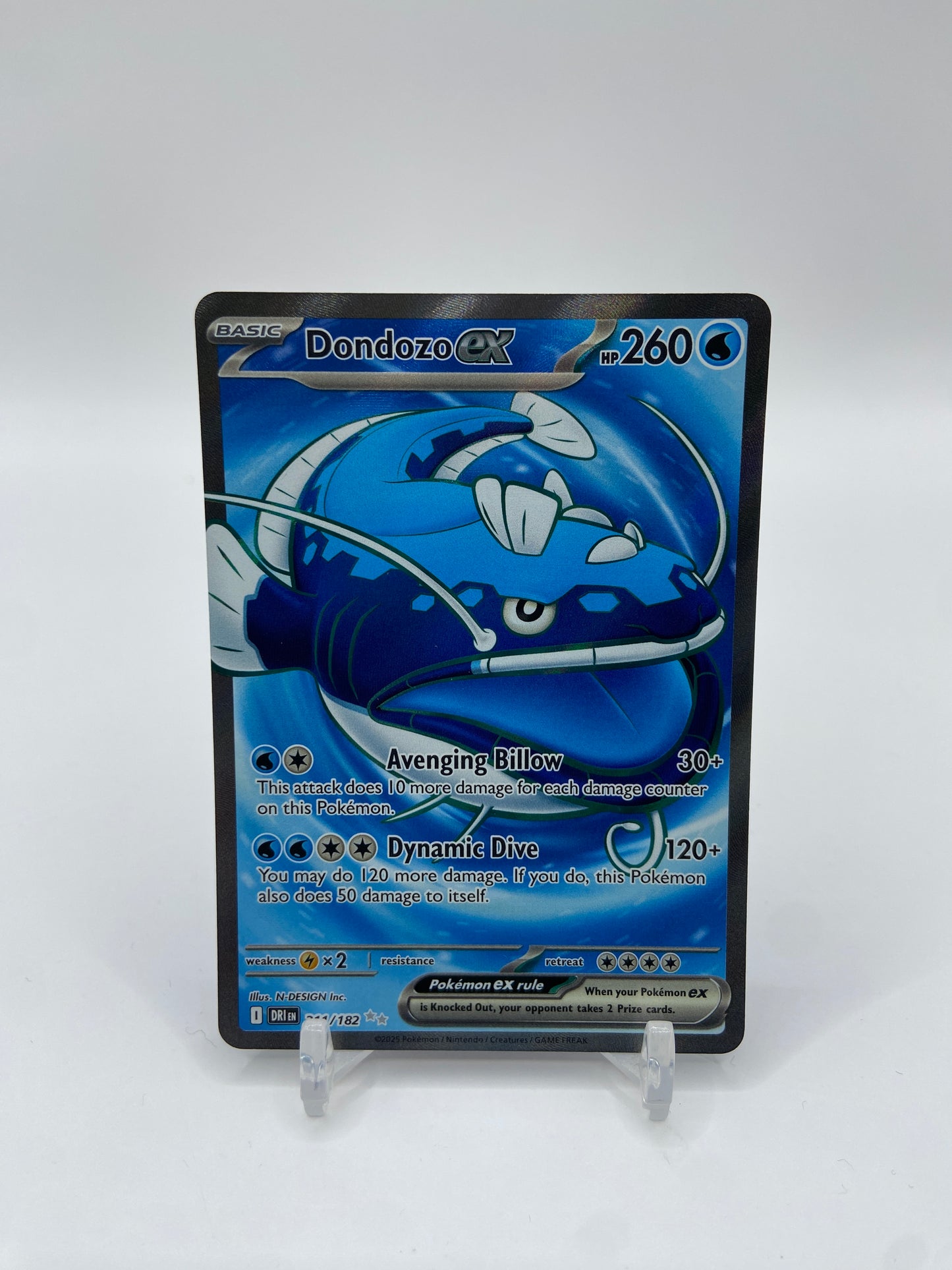 Dondozo ex Full Art Destined Rivals 211/182
