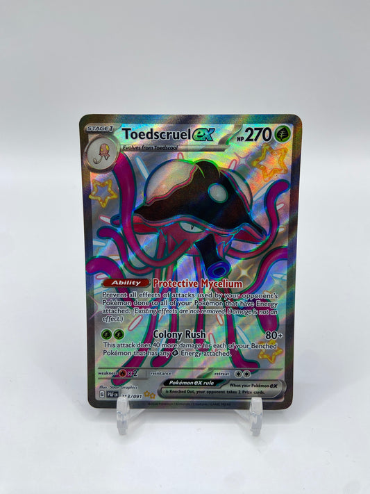 Toedscruel ex Shiny Full Art Paldean Fates  213/091