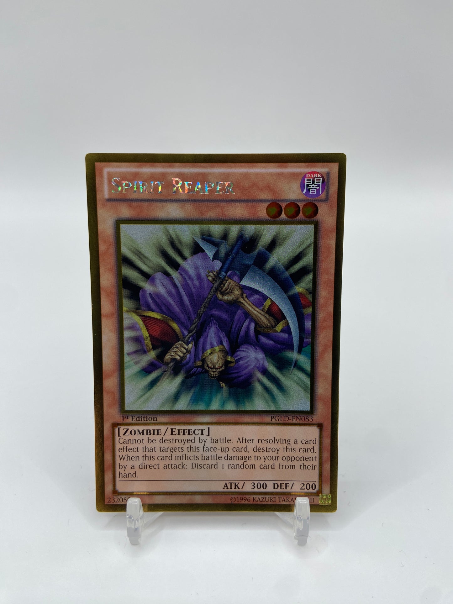 Spirit Reaper Gold Rare 1st Edition Premium Gold PGLD-EN083