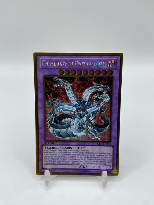 Chimeratech Overdragon Gold Rare 1st Edition Premium Gold PGLD-EN056