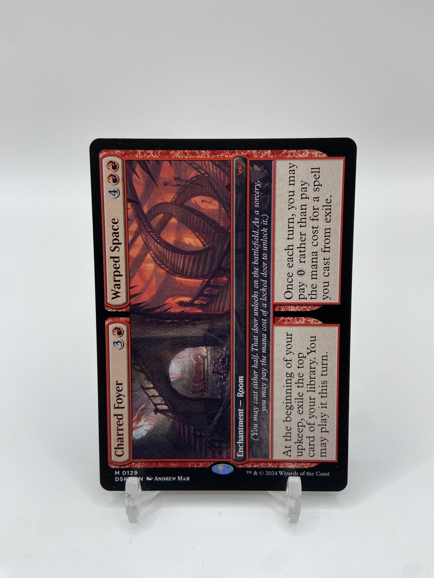 Charred Foyer // Warped Space Duskmourn: House of Horror M 129