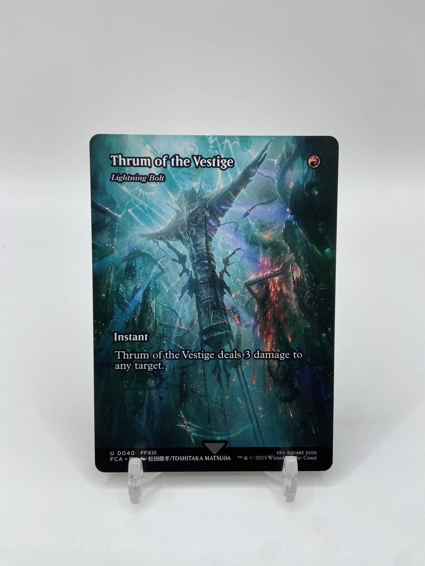 Thrum of the Vestige - Lightning Bolt (Showcase) Universes Beyond: FINAL FANTASY: Through the Ages U 40