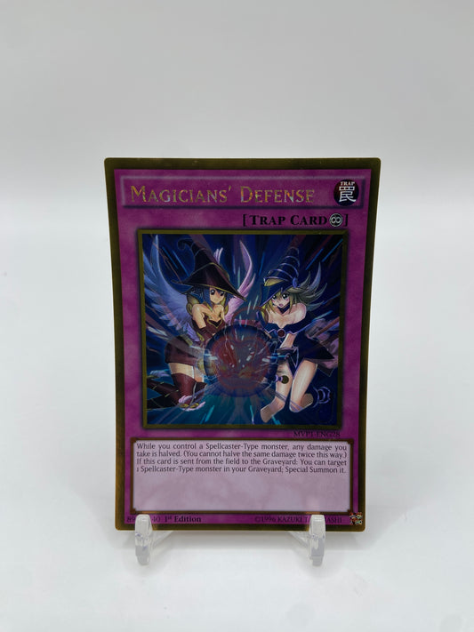 Magicians' Defense Gold Rare 1st Edition The Dark Side of Dimensions Movie Pack: Gold Edition  MVP1-ENG28