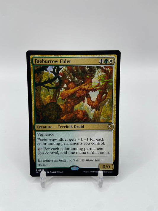 Faeburrow Elder Commander: Bloomburrow R 252