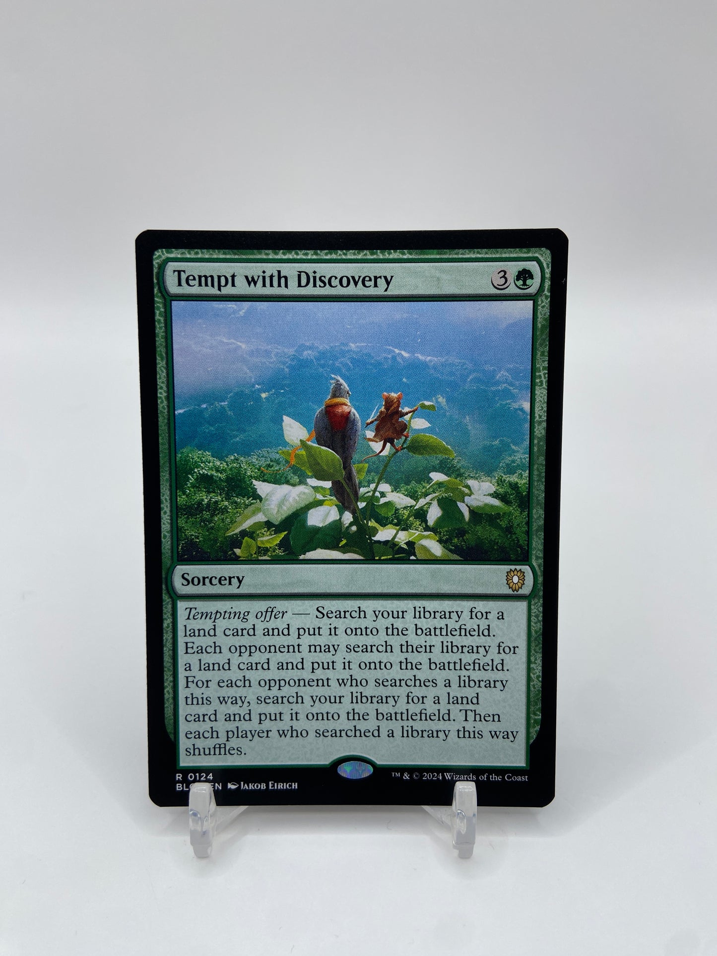 Tempt with Discovery Commander: Bloomburrow R 124