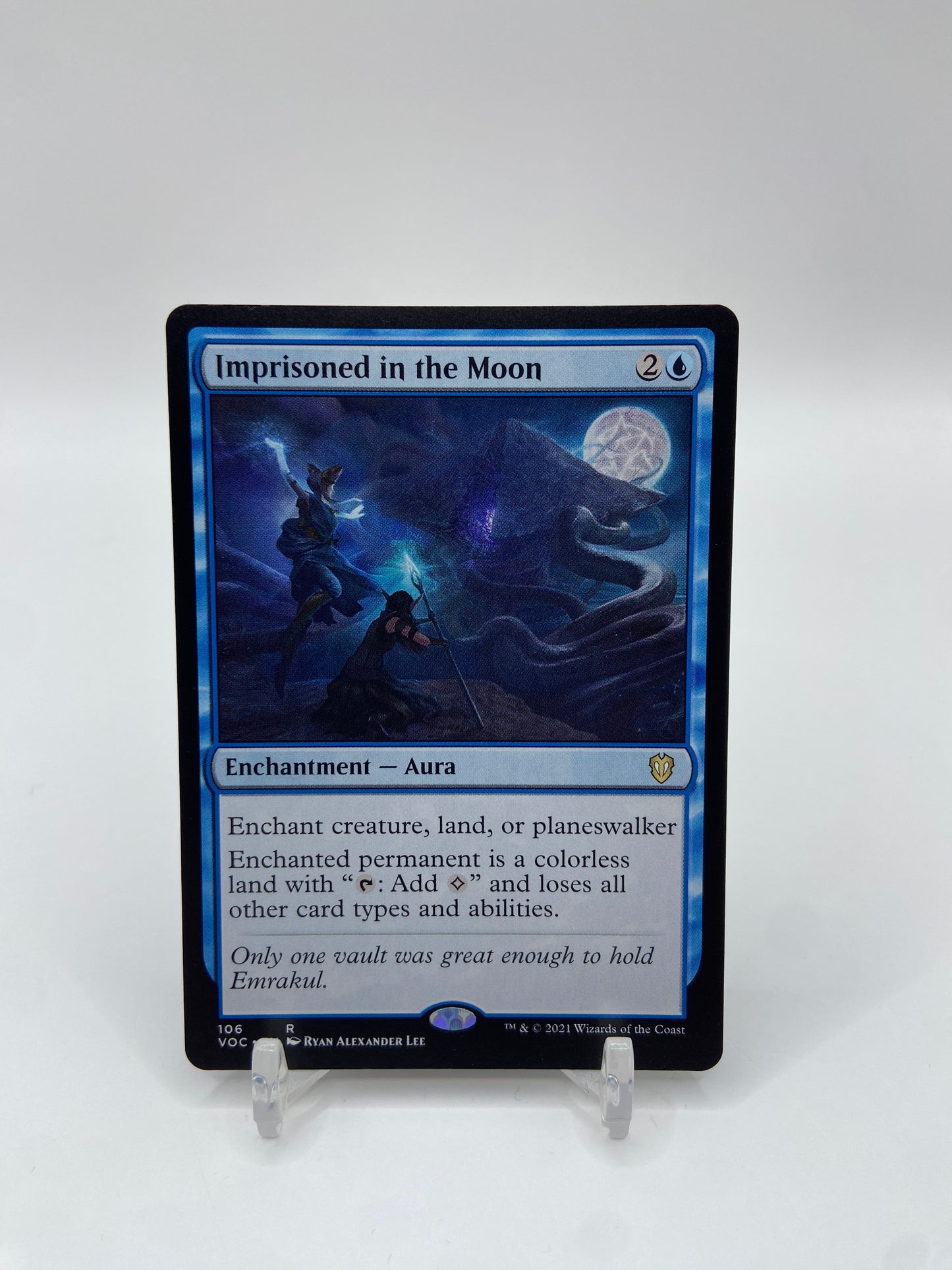 Imprisoned in the Moon Commander: Innistrad: Crimson Vow R 106