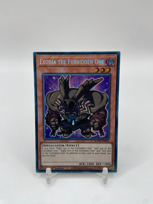 Exodia the Forbidden One Secret Rare Battles of Legend: Glorious Gallery  BLGG-EN002