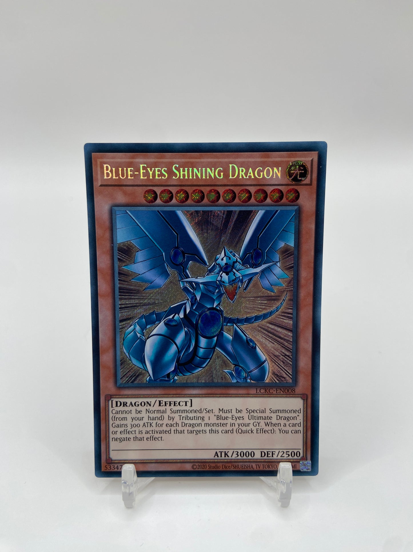 Blue-Eyes Shining Dragon Secret Rare Legendary Collection Kaiba  LCKC-EN008