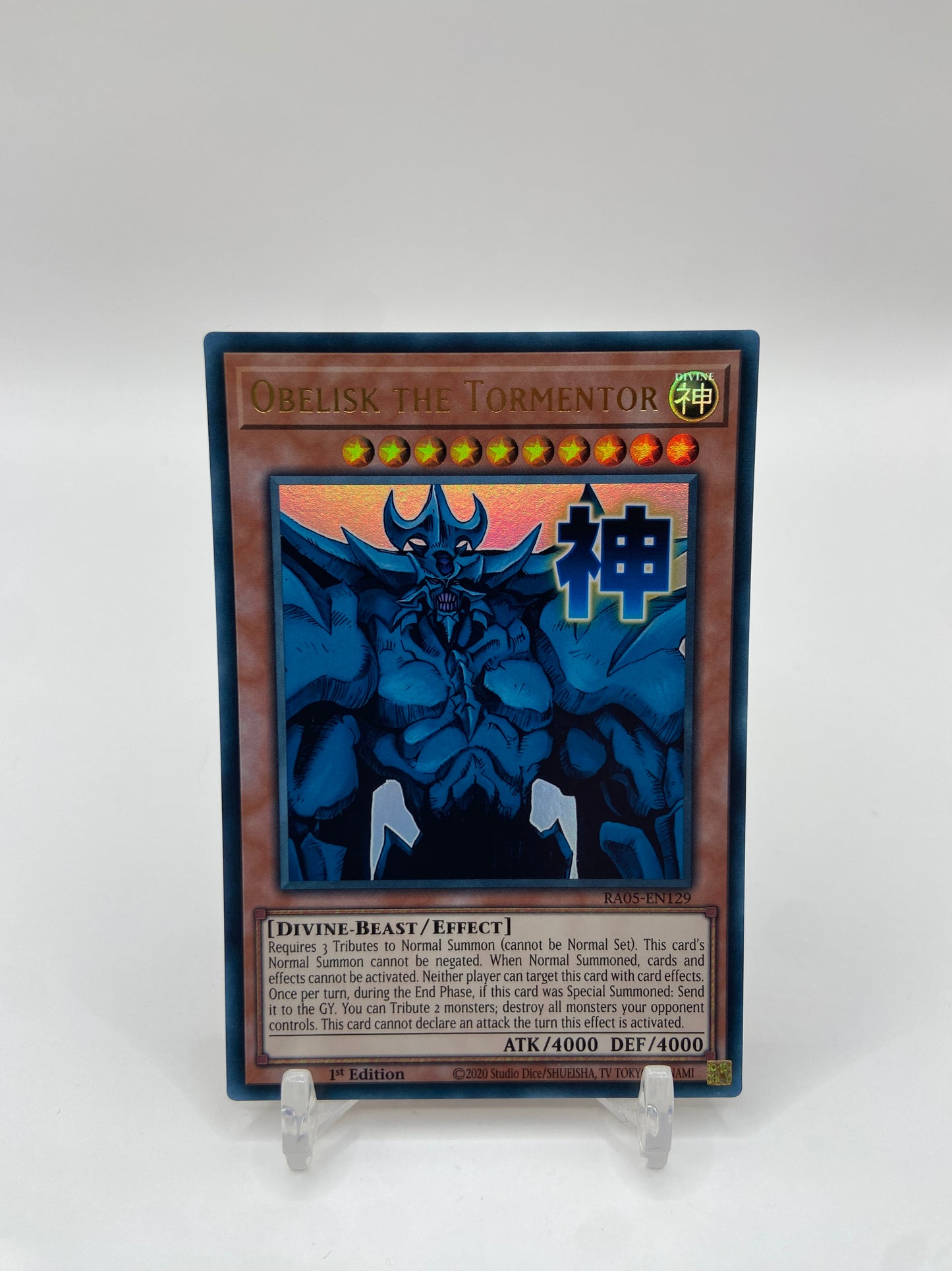 Obelisk the Tormentor Ultra Rare  Rarity Collection 5 RA05-EN129