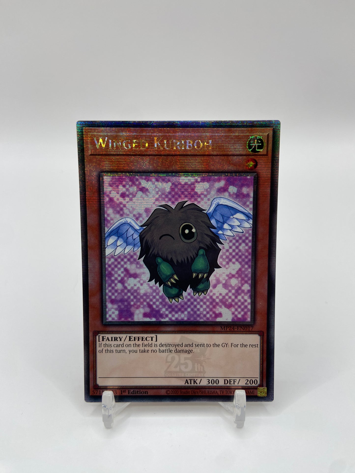 Winged Kuriboh Quarter Century Secret Rare  25th Anniversary Tin: Dueling Mirrors MP24-EN017
