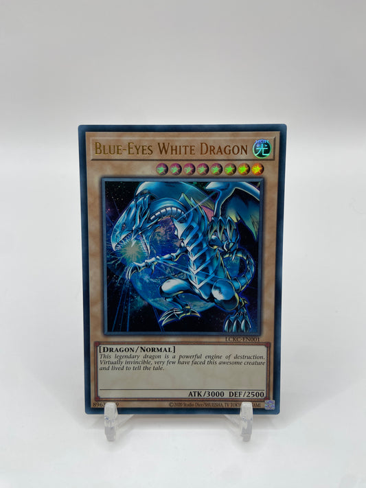 Blue-Eyes White Dragon Ultra Rare (Version 3) Legendary Collection Kaiba  LCKC-EN001