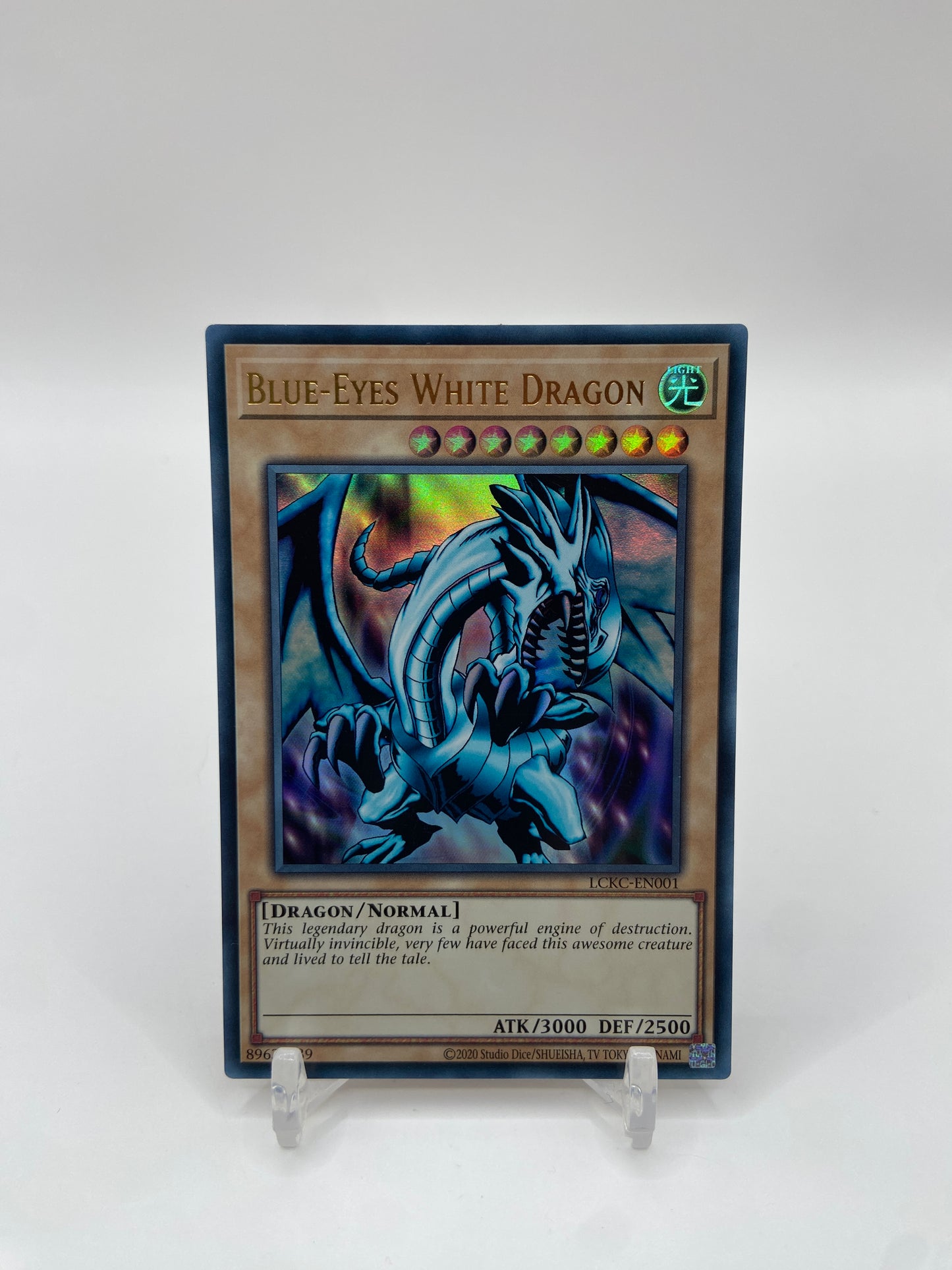 Blue-Eyes White Dragon Ultra Rare  (Version 1) Legendary Collection Kaiba LCKC-EN001