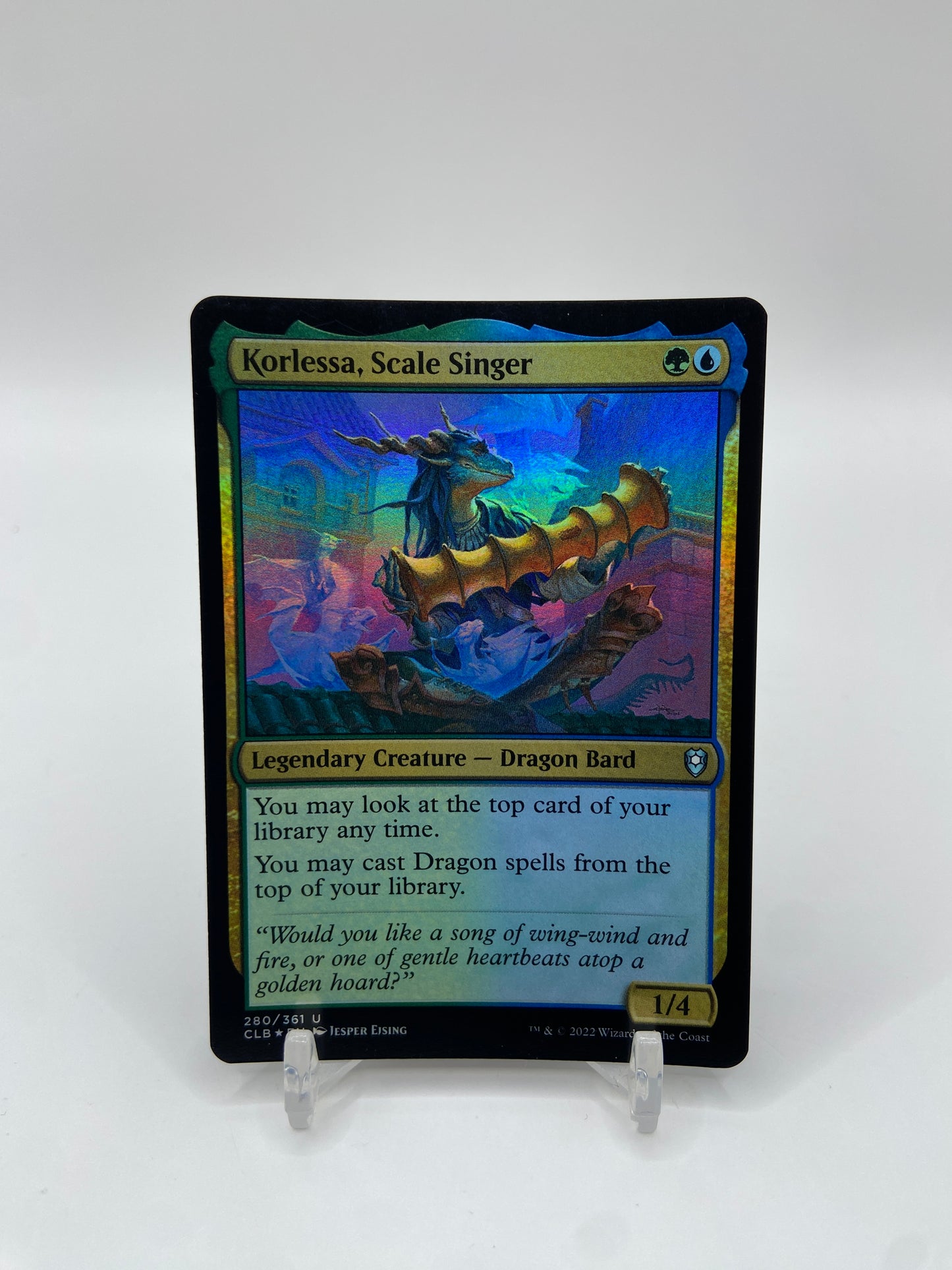 Korlessa, Scale Singer Foil Commander Legends: Battle for Baldur's Gate U 280
