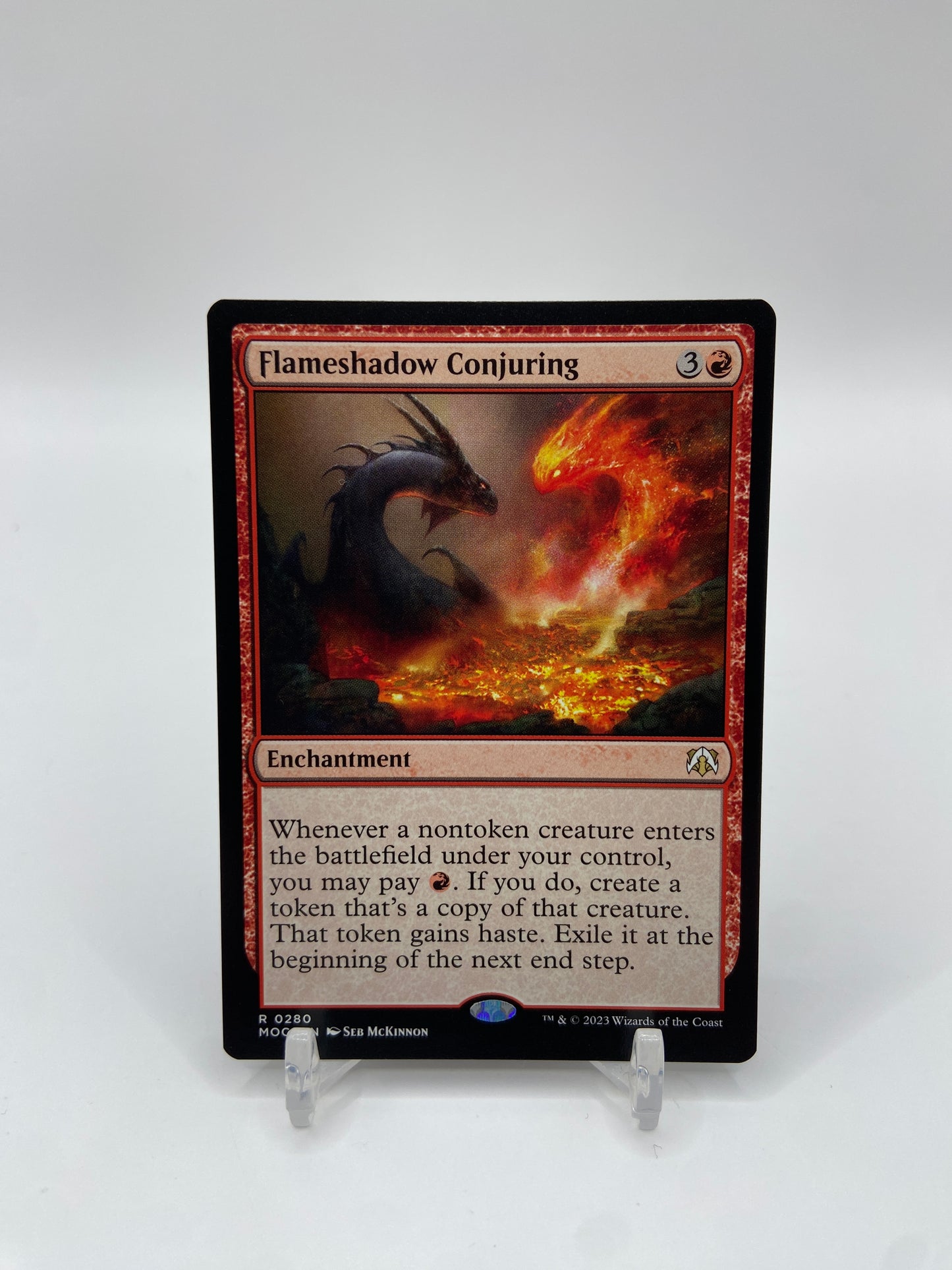 Flameshadow Conjuring Commander: March of the Machine R