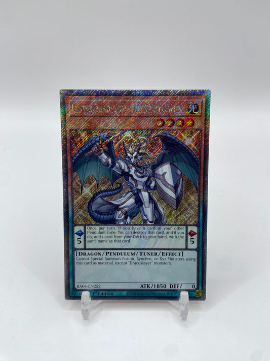 Luster Pendulum, the Dracoslayer (Platinum Secret Rare) Quarter Century Stampede RA04-EN252
