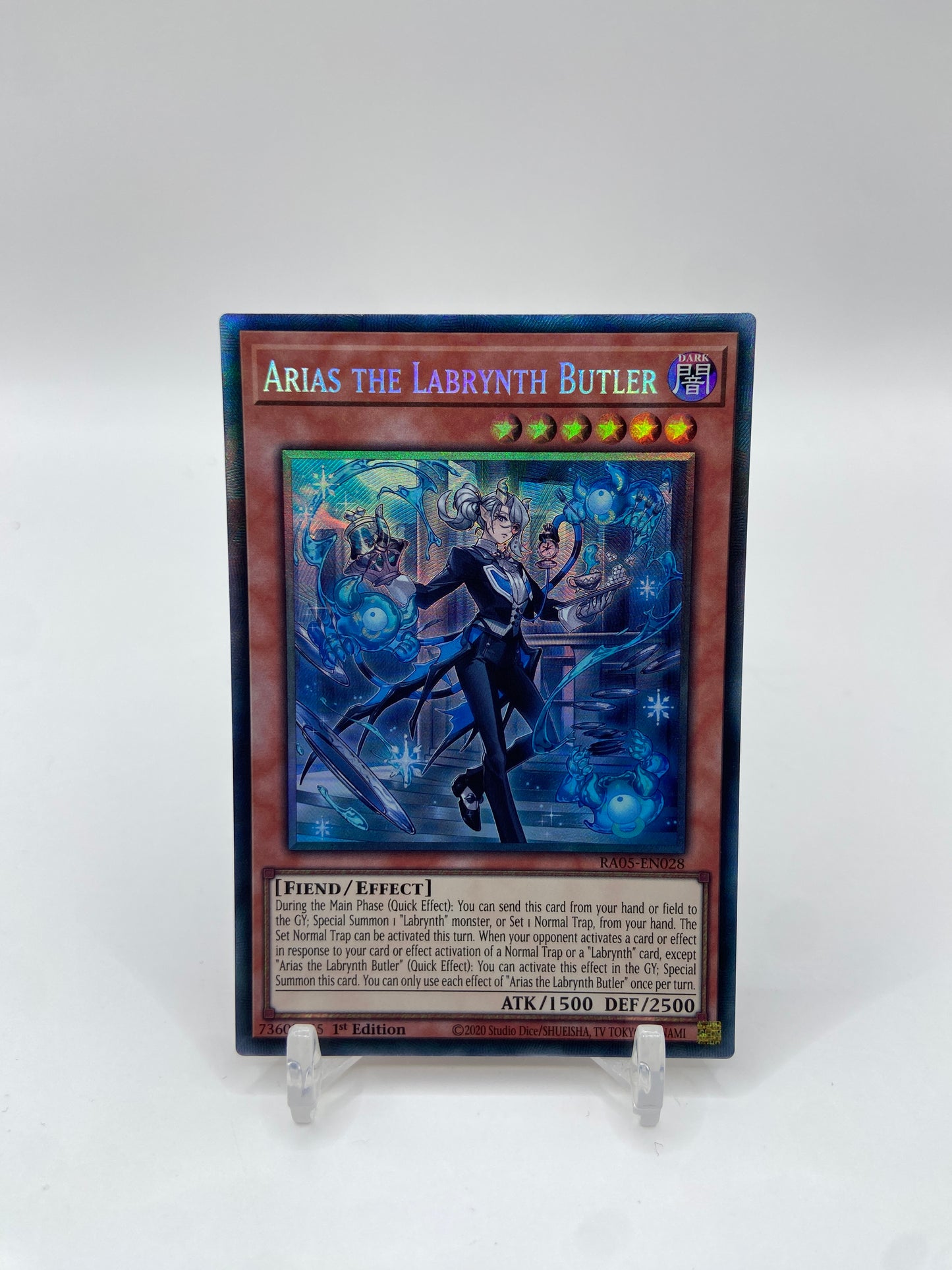 Arias the Labrynth Butler (Collector's Rare) Rarity Collection 5  RA05-EN028
