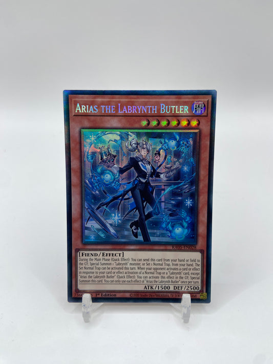 Arias the Labrynth Butler (Collector's Rare) Rarity Collection 5  RA05-EN028