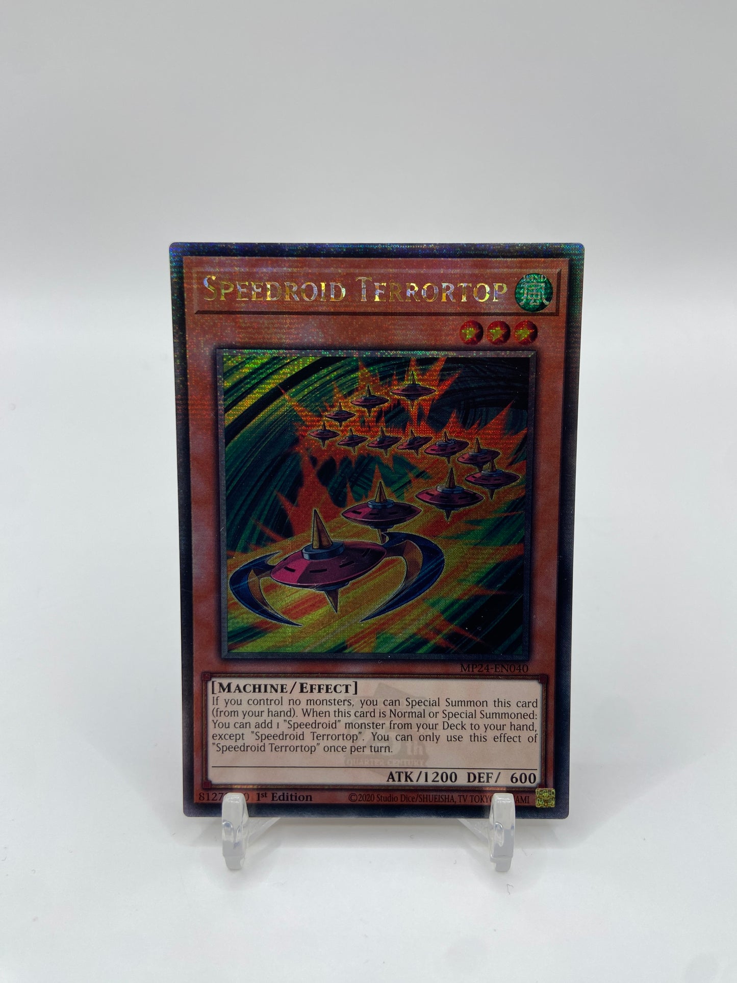 Speedroid Terrortop Quarter Century Secret Rare 25th Anniversary Tin: Dueling Mirrors  MP24-EN040