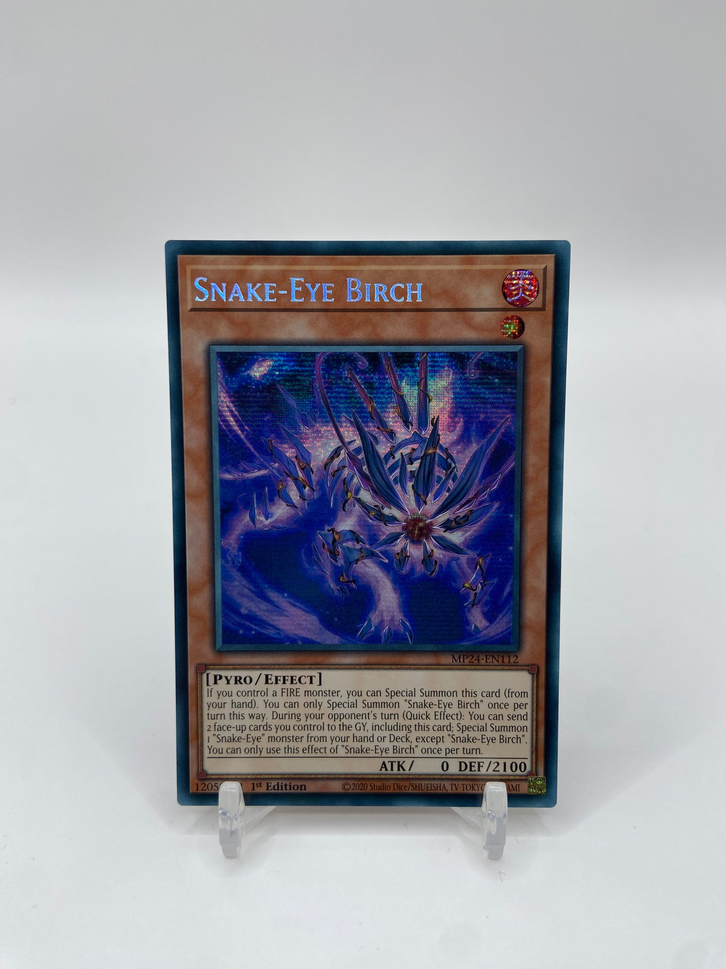Snake-Eye Birch Secret Rare 25th Anniversary Tin: Dueling Mirrors Prismatic  MP24-EN112