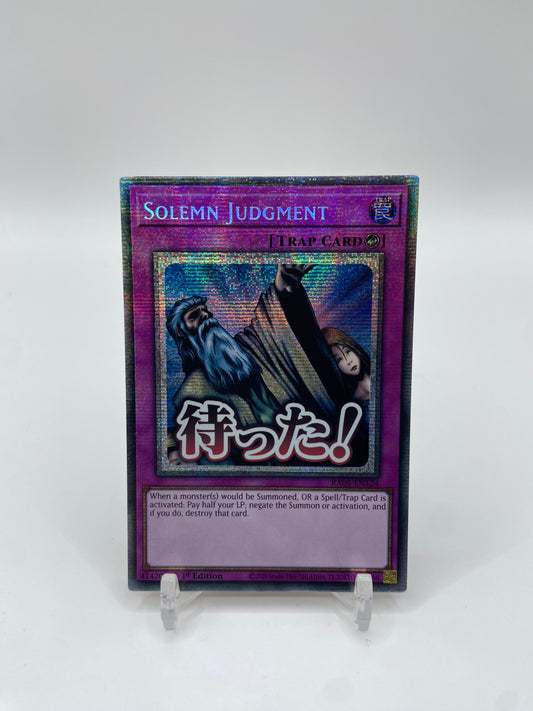 Solemn Judgment (Starlight Rare) Rarity Collection 5 RA05-EN124