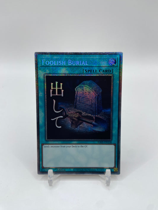 Foolish Burial (Starlight Rare) Rarity Collection 5 RA05-EN138
