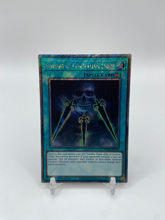 Swords of Concealing Light (Platinum Secret Rare) Rarity Collection 5 RA05-EN059