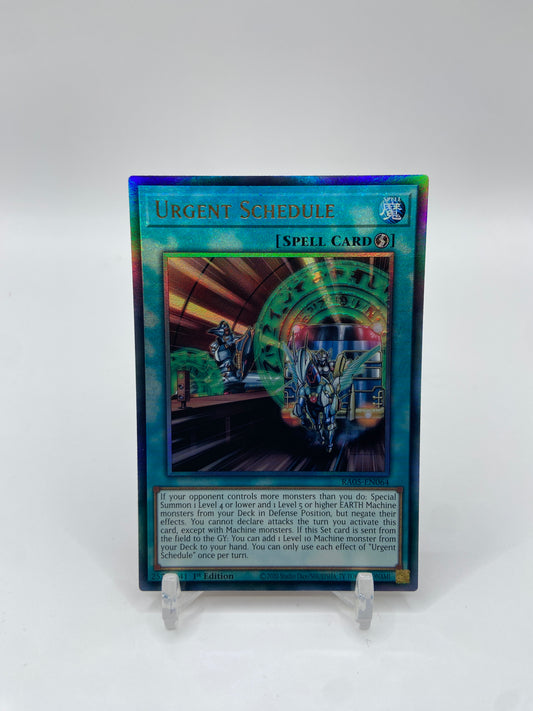 Urgent Schedule (Collector's Rare) Rarity Collection 5  RA05-EN064